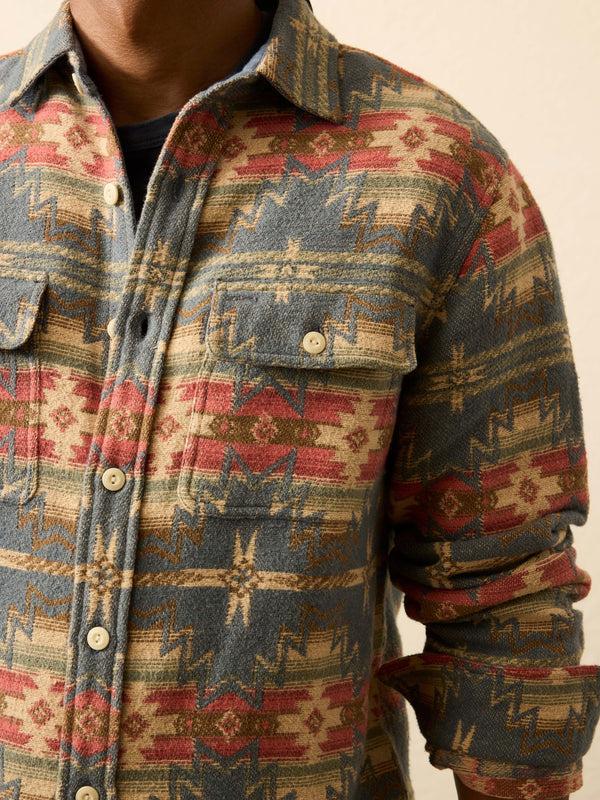 Faherty Doug Good Feather Canyon Overshirt - Fall Harvest Men's Button Ups