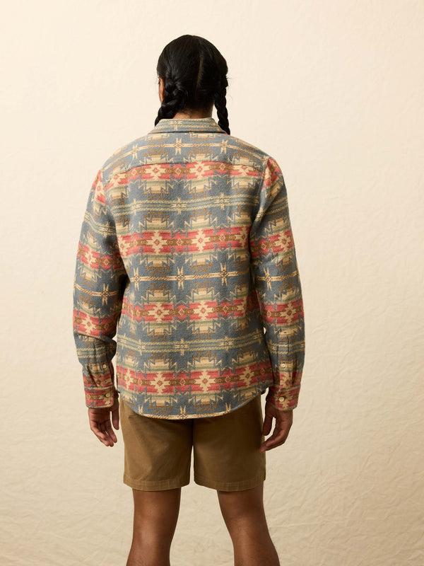 Faherty Doug Good Feather Canyon Overshirt - Fall Harvest Men's Button Ups