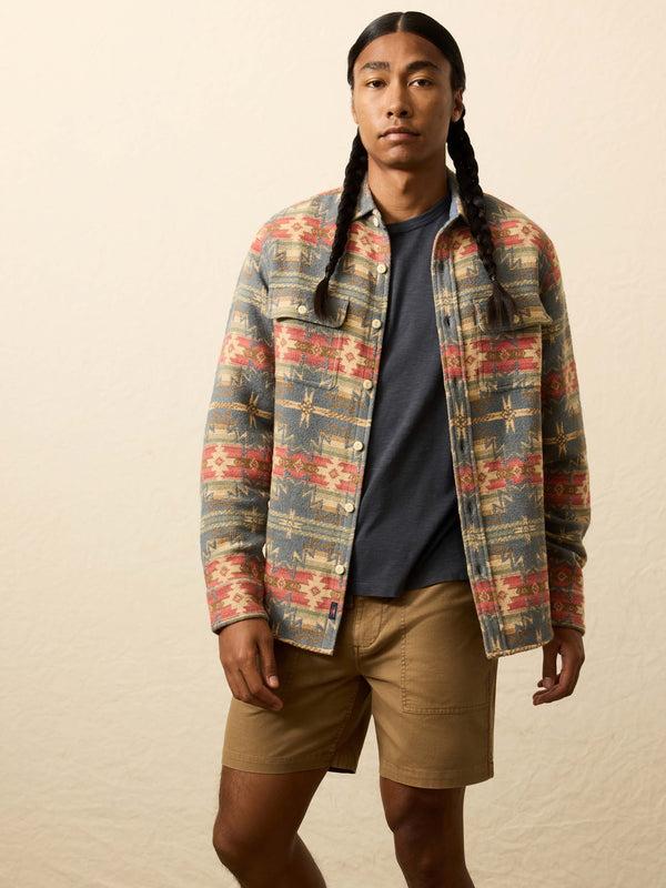 faherty Doug Good Feather Canyon Overshirt - Fall Harvest Men's Button Ups