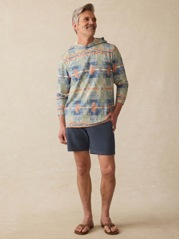 Faherty Doug Good Feather Shorelite UPF Hoodie - Daybreak Star Nation Men's Hoodies U0026 Pullovers