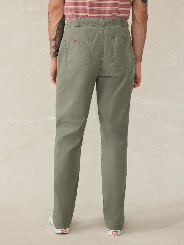 Faherty Dune Utility Pant - Desert Olive Men's Bottoms