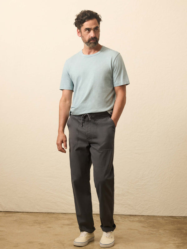 Faherty Dune Utility Pant - Graphite Tide Men's Bottoms