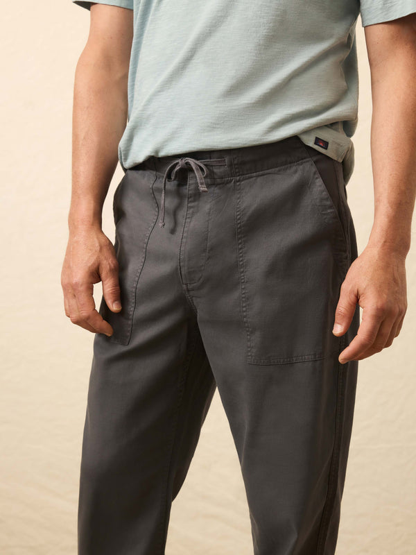 Faherty Dune Utility Pant - Graphite Tide Men's Bottoms