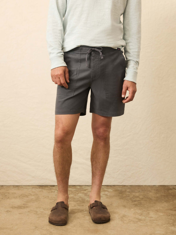 faherty Dune Utility Short - Graphite Tide Men's Bottoms
