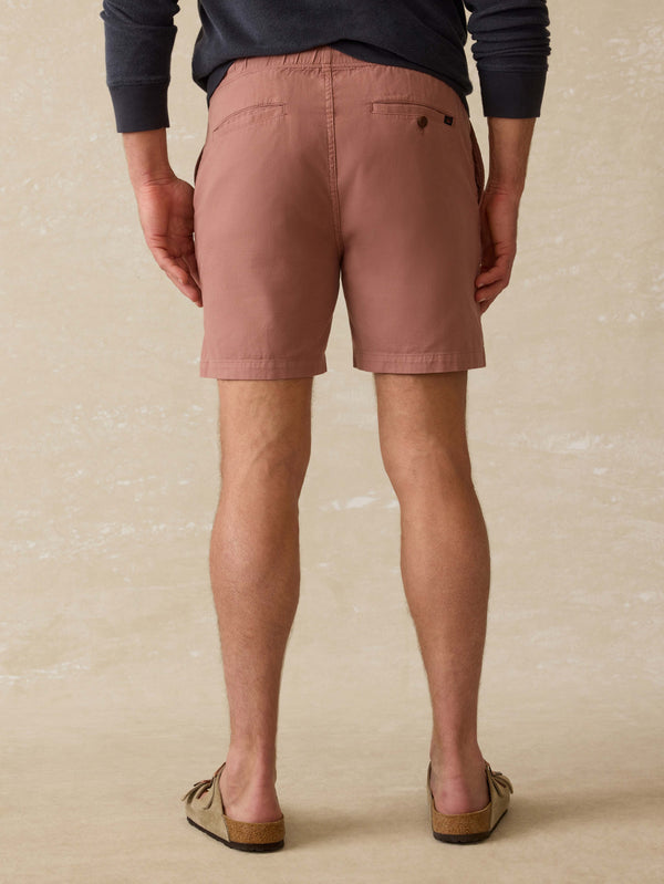 Faherty Essential Drawstring Short - Cedar Rose Men's Bottoms