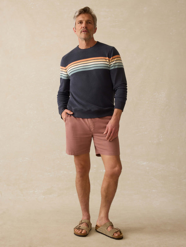 Faherty Essential Drawstring Short - Cedar Rose Men's Bottoms