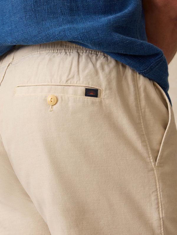 Faherty Essential Drawstring Short - Stone Men's Bottoms