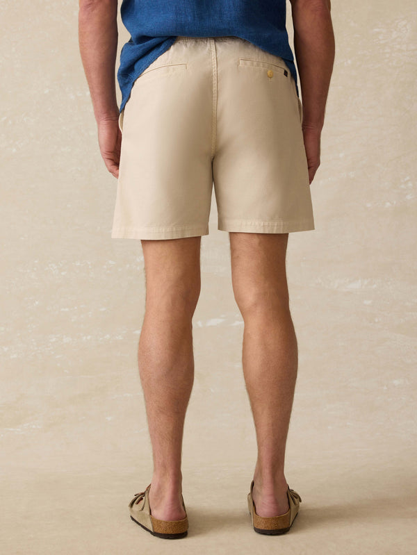 Faherty Essential Drawstring Short - Stone Men's Bottoms