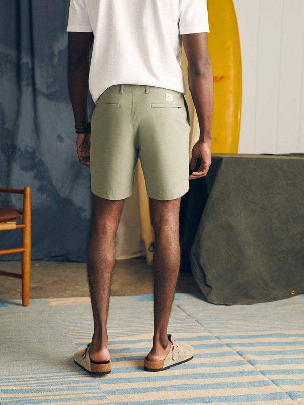 Faherty All Day™ Short 1.0 (7") - Olive Men's Bottoms