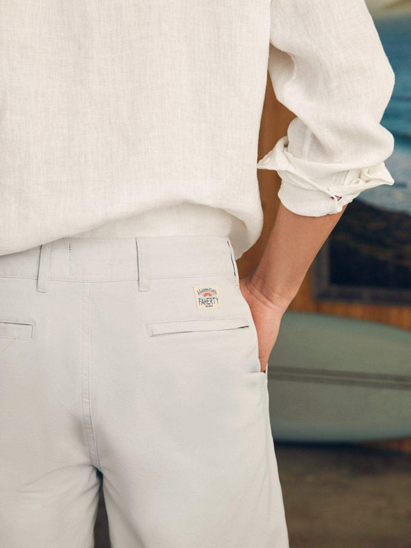 Faherty All Day™ Short 1.0 (7") - Stone Men's Bottoms