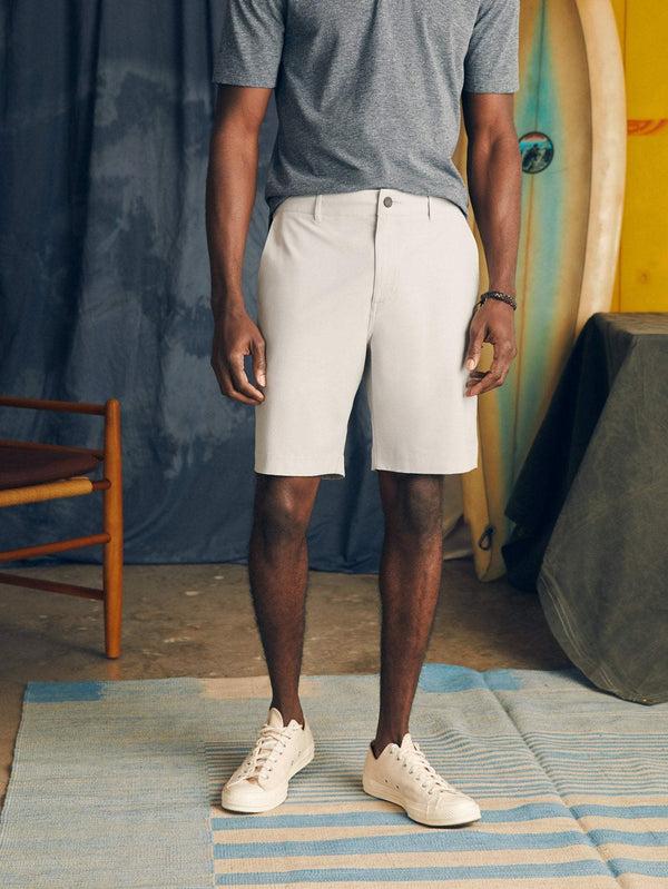 faherty All Day™ Short 1.0 (9") - Stone Men's Bottoms