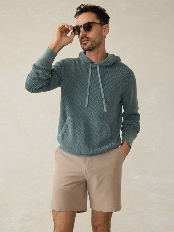 Faherty All Day™ Short 2.0 (7") - Khaki Men's Bottoms