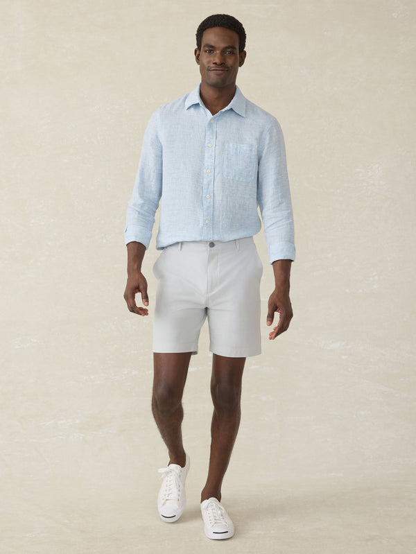 Faherty All Day™ Short 2.0 (7") - Stone Men's Bottoms