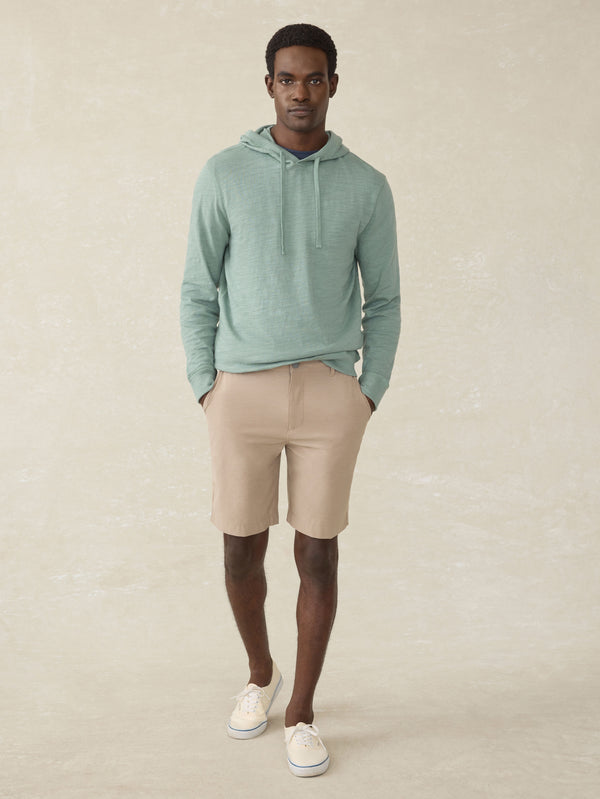 Faherty All Day™ Short 2.0 (9") - Khaki Men's Bottoms