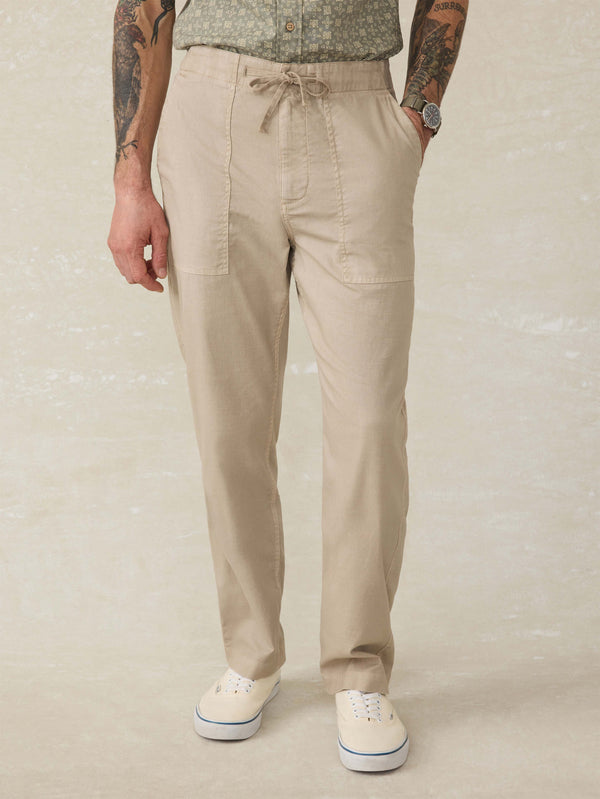 faherty Dune Utility Pant - Sandy Dusk Men's Bottoms