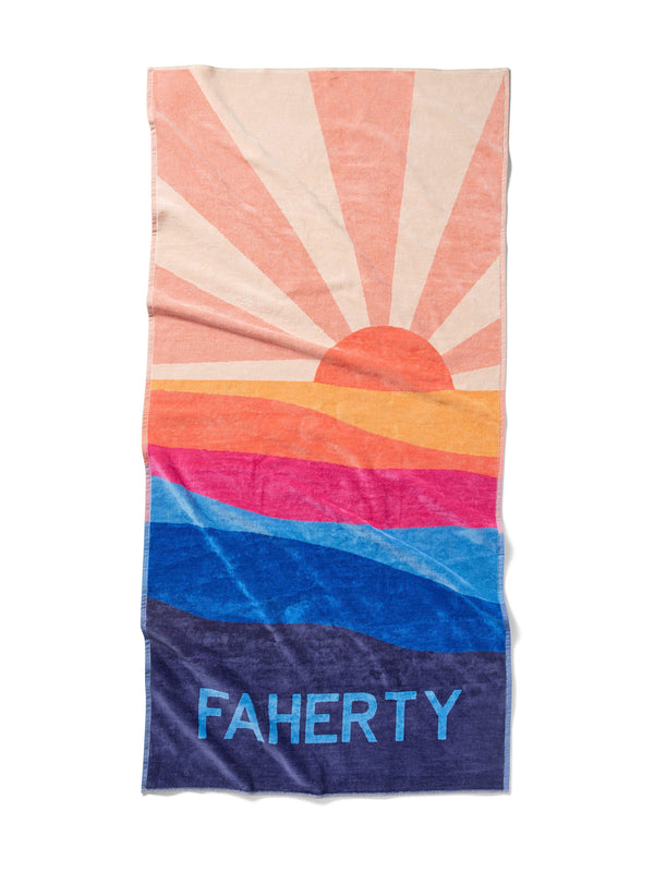 Faherty Faherty Beach Towel - Soleil Sunset Towels