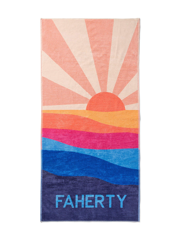 faherty Faherty Beach Towel - Soleil Sunset Towels