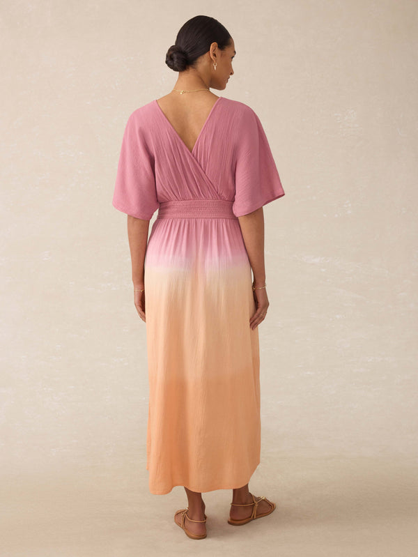 Faherty Mila Dress - Sunset Dip Dye Women's Dresses