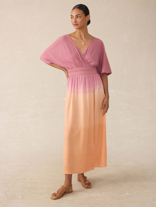 faherty Mila Dress - Sunset Dip Dye Women's Dresses