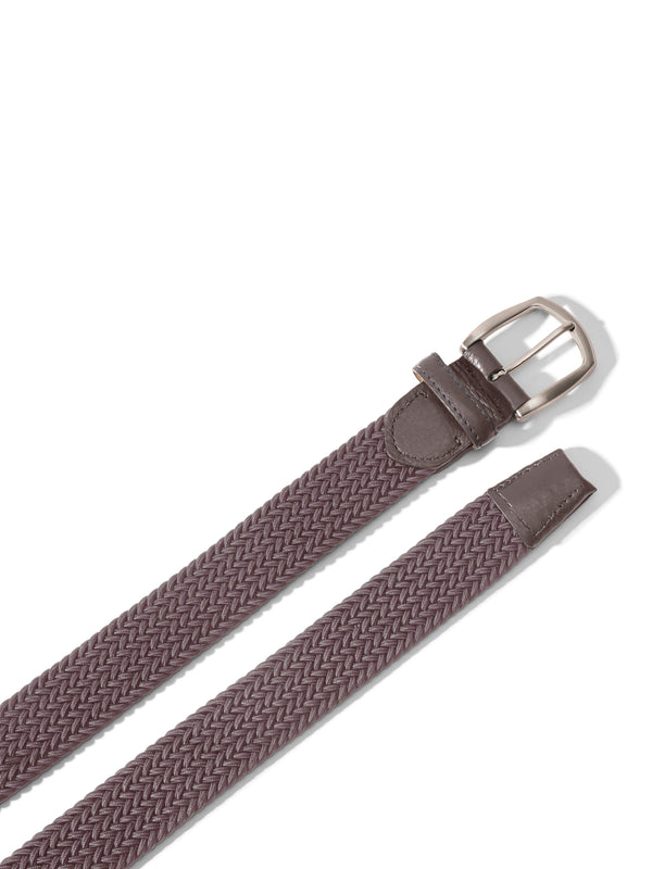Faherty Stretch Woven Belt - Grey Men's Belts