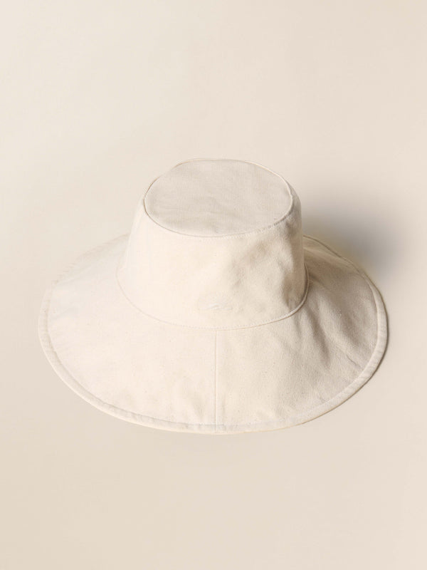Faherty Sunwashed Canvas Sun Hat - Ecru Men's Hats