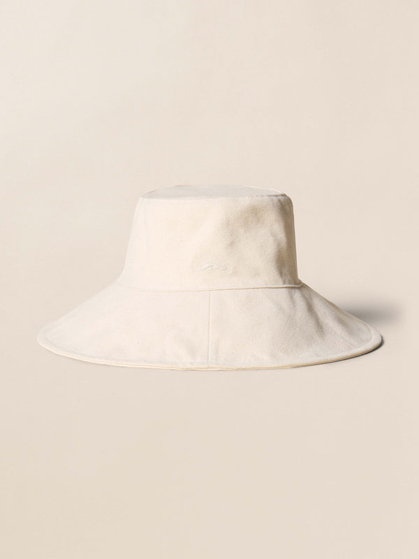 faherty Sunwashed Canvas Sun Hat - Ecru Men's Hats