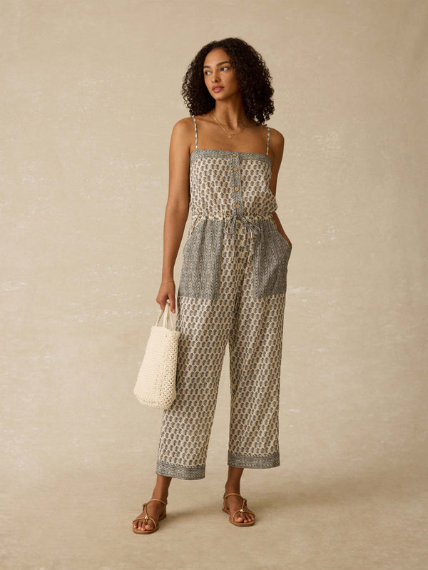 Faherty Sunwashed Macrame Crossbody - Cream Bags