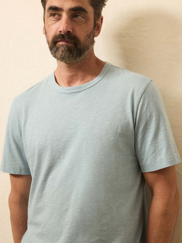Faherty Sunwashed Tee - Hull Teal Men's Knits