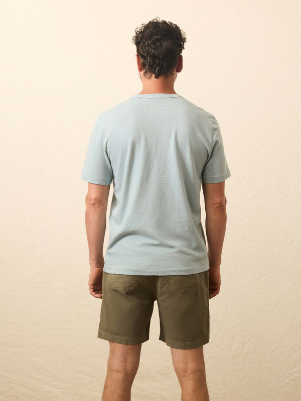 Faherty Sunwashed Tee - Hull Teal Men's Knits
