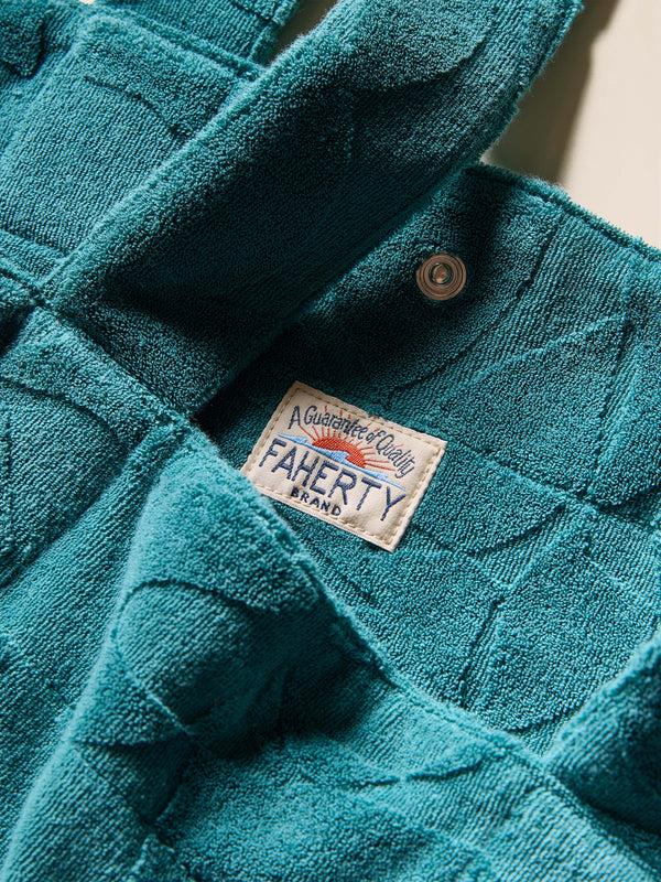 Faherty Towel Terry Tote - Emerald Bags