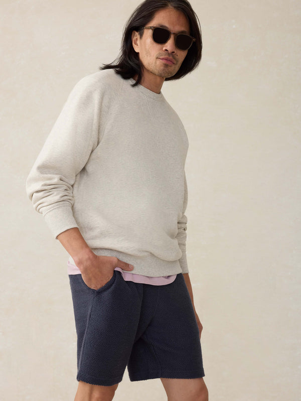 Faherty Whitewater Sweatshort - Fjord Men's Bottoms