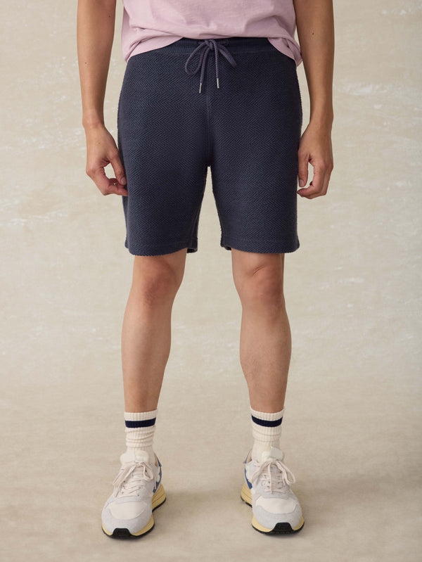 faherty Whitewater Sweatshort - Fjord Men's Bottoms