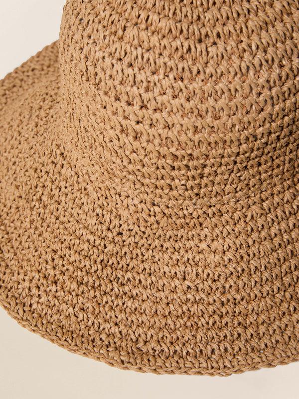 Faherty Womens Straw Sun Hat - Salt Women's Hats