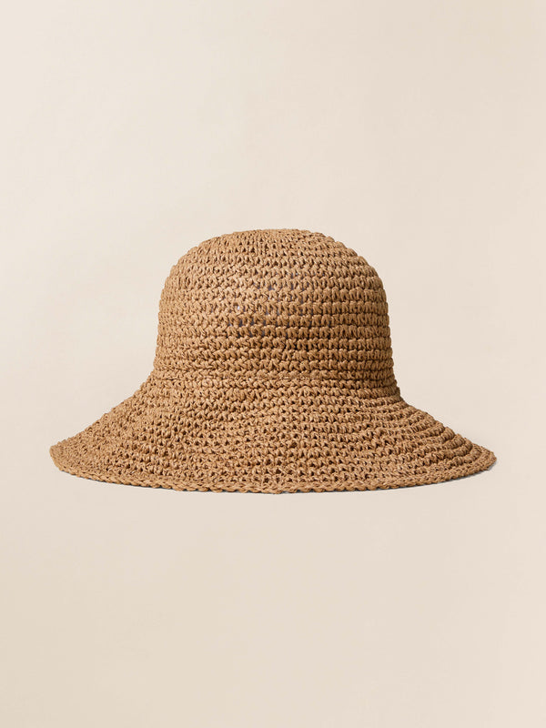 Faherty Womens Straw Sun Hat - Salt Women's Hats