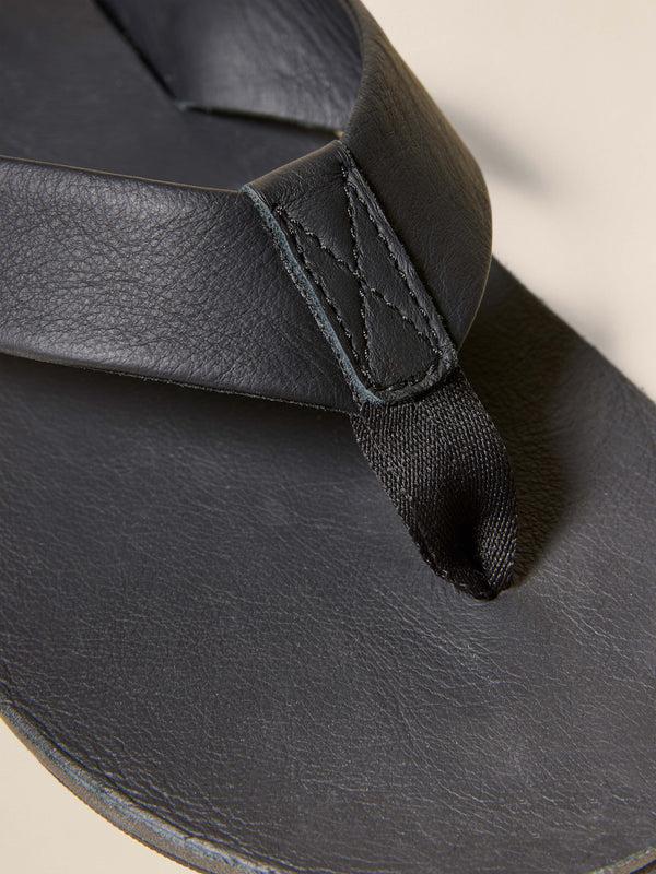 Faherty Faherty X Reef Ojai Flip Flop - Black Footwear Sandals