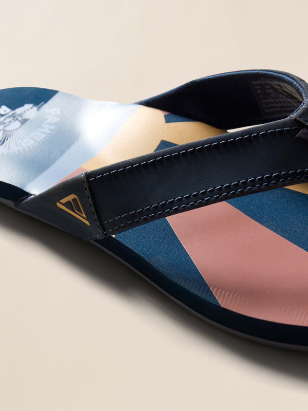 Faherty Faherty X Reef Unisex Eva Flip Flop - Indigo Sunrise Footwear Sandals