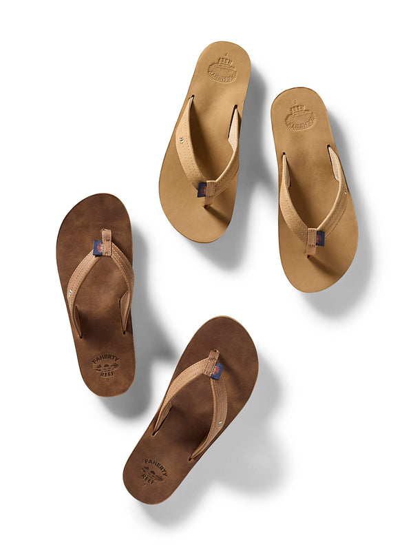 Faherty Faherty X REEF Women's Drift Away Flip Flop - Bronze Footwear Sandals