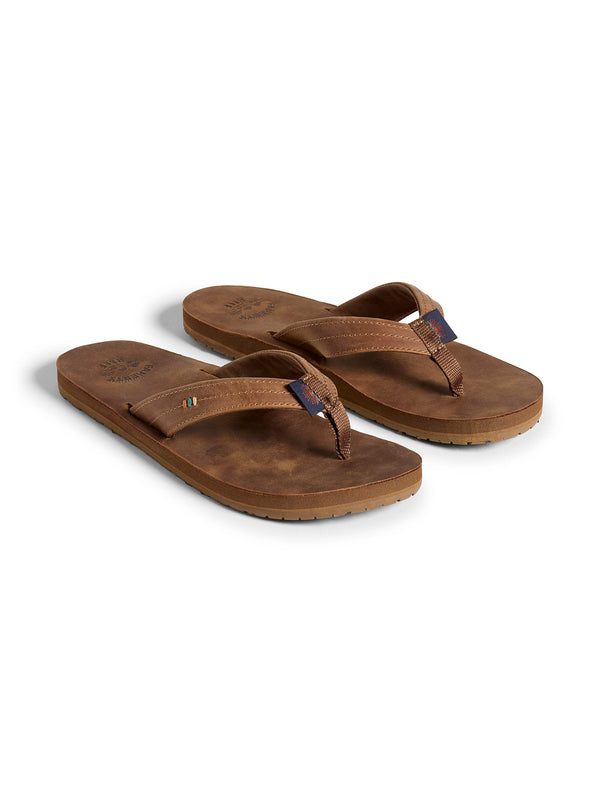 Faherty Faherty X REEF Women's Drift Away Flip Flop - Dark Brown Footwear Sandals
