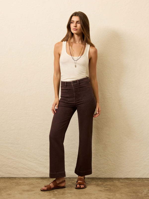 Faherty Featherweight Freestyle Tank - Egret Women's Knits