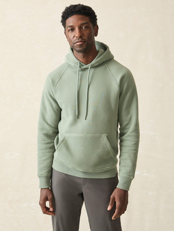 faherty High Standard Fleece Hoodie - Spruce Men's Hoodies u0026 Pullovers