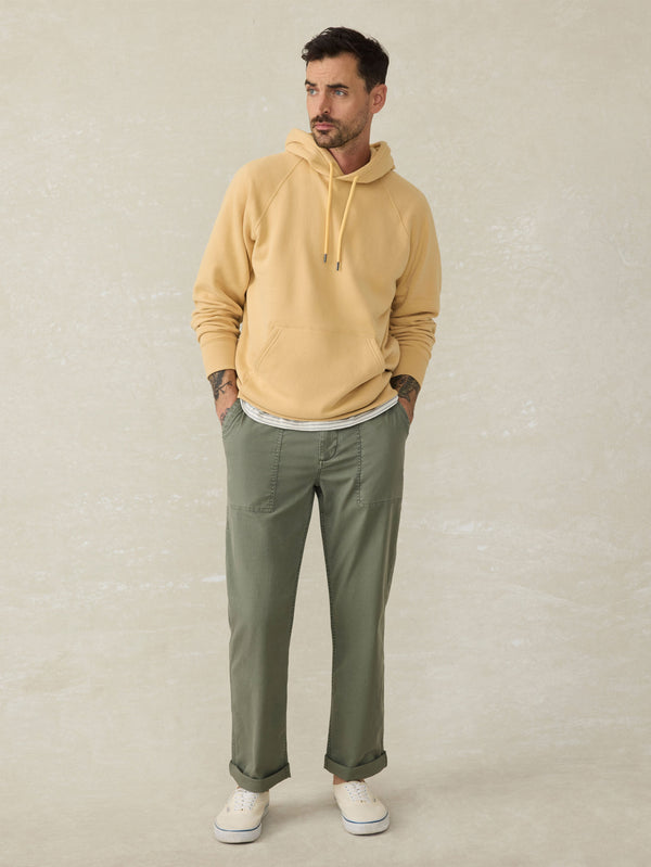 Faherty High Standard Fleece Hoodie - Sun Yellow Men's Hoodies U0026 Pullovers