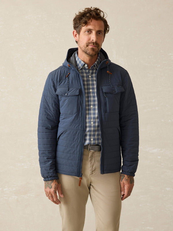 Faherty Horizon Series Jacket - Blue Nights Men's Outerwear