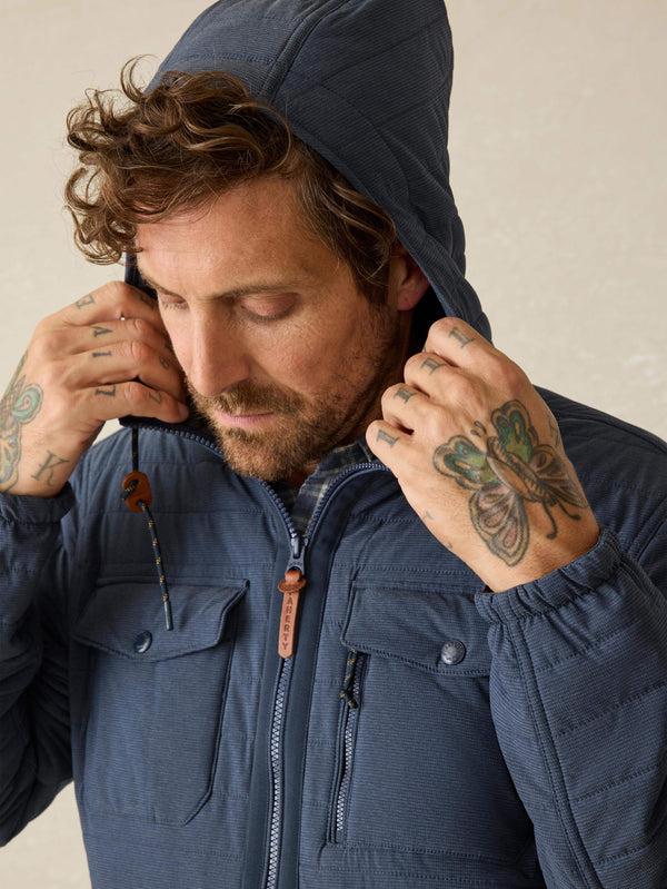 Faherty Horizon Series Jacket - Blue Nights Men's Outerwear