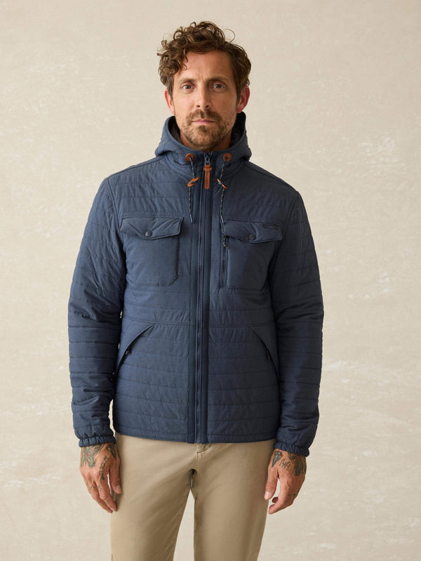 Faherty Horizon Series Jacket - Blue Nights Men's Outerwear