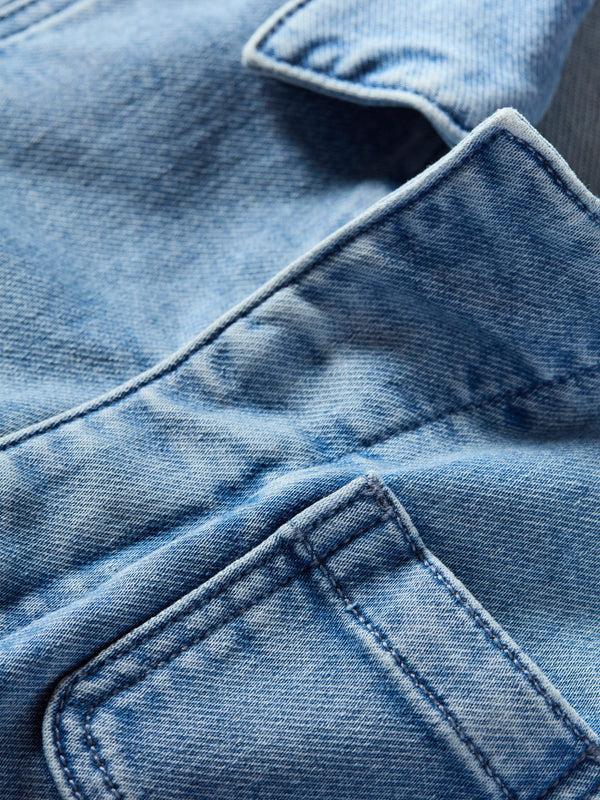 Faherty Kids Blythe Jumpsuit - Mid Wash Kid's Dresses