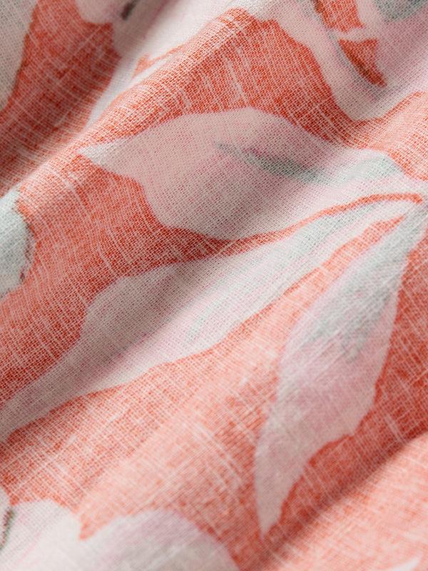 Faherty Kids Breeze Camp Shirt - Ginger Floral Kid's Button Ups