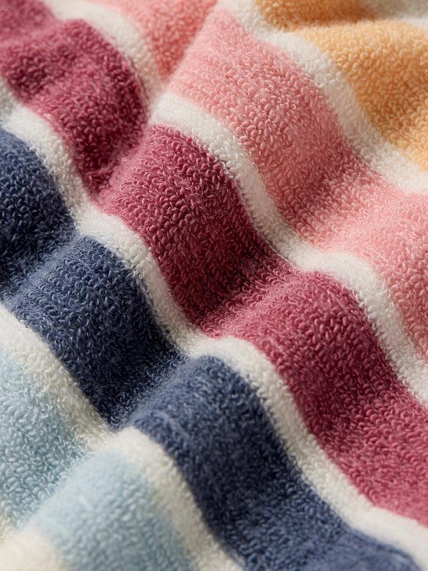 Faherty Kids Cabana Towel Terry Romper - Seacoast Skyline Stripe Kid's Dresses