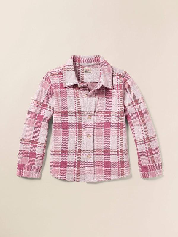 faherty Kids Legend™ Sweater Shirt - Amelia Plaid Kid's Button Ups