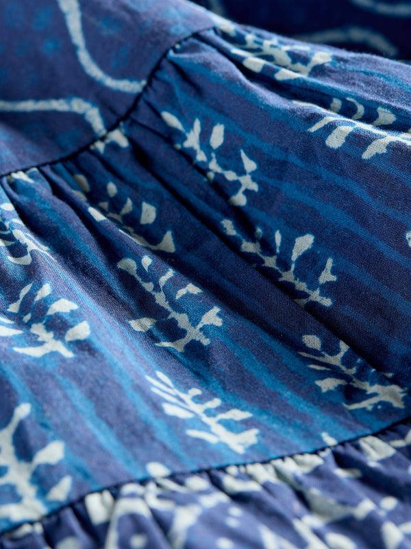 Faherty Kids Sun Chaser Maxi Dress - Sunburst Mix Print Kid's Dresses