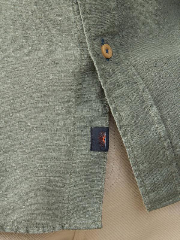 Faherty Laguna Linen Shirt - Fairfield Dobby Men's Button Ups